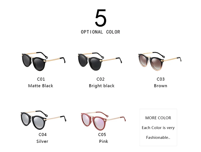 PARZIN, брендовые поляризационные солнцезащитные очки, женские, Ретро стиль, Круглые, Роскошные, золотые, со стрелками, солнцезащитные очки для женщин,, Sunmmer