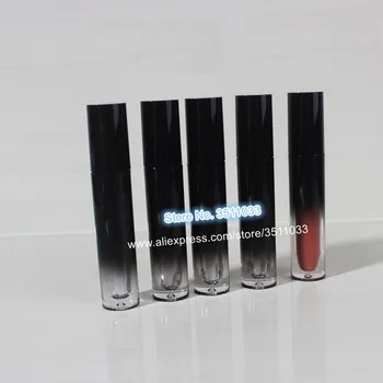 

20pcs 30pcs 50pcs Shiny Black Plastic Lip Gloss Tube DIY Classical Gradient Liquid Lipstick Bottle Black Lip Gloss Container 5ML