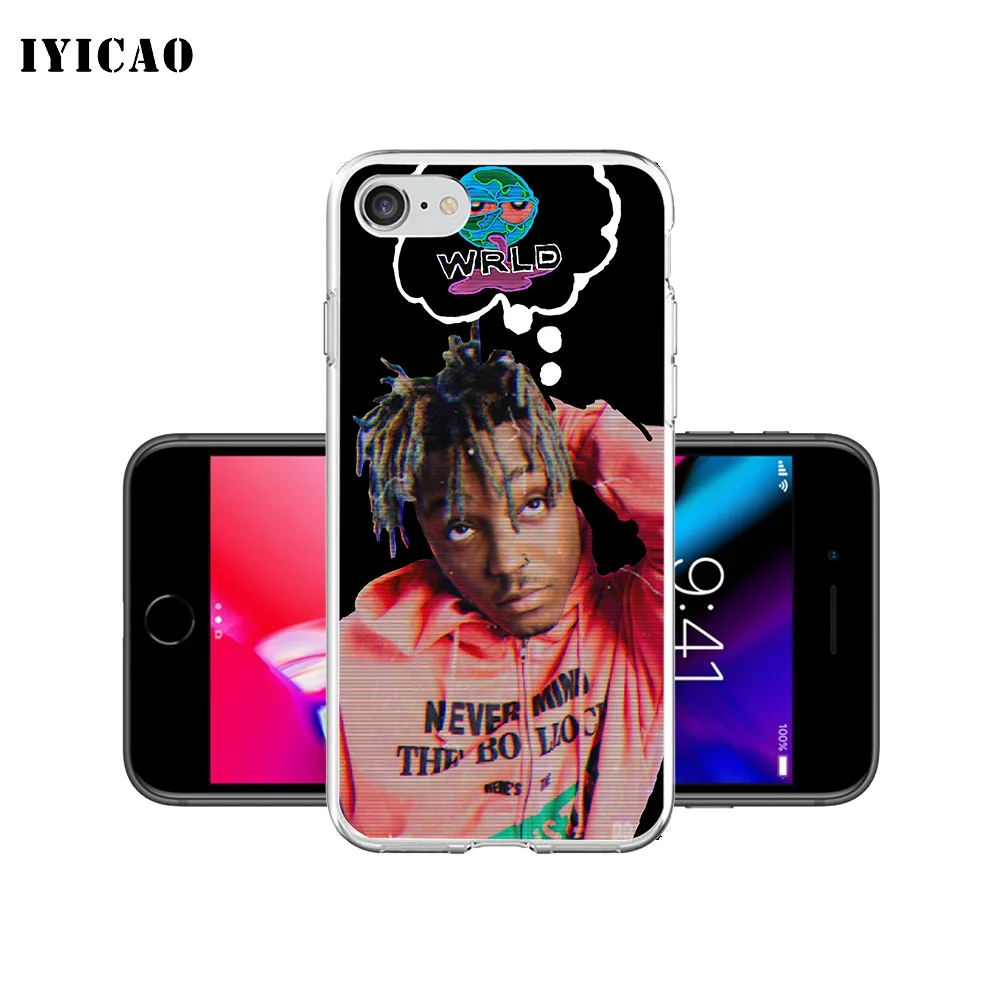 IYICAO Juice WRLD 999 Мягкий силиконовый чехол для телефона iPhone X XR XS MAX 6 6s 7 8 Plus 5 5S SE TPU