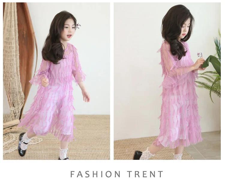 mesh see-through dress evening party kids teen clothes maxi long mesh 2018 summer dress for girls flare sleeve princess dresses 4 5 6 7 8 9 10 11 12 13 14 15 16 17  years little big girl party dress birthday dress girls dresses for party  (1 (12)