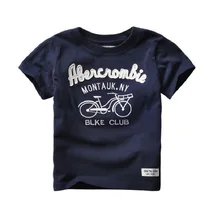 2016 Hot sales brand boys clothes 100% Cotton kids baby girls short sleeve t-shirt children t shirts sport casual looseT shirt