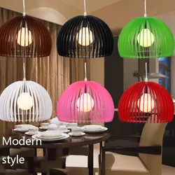 Акрил современный минималистский полукруглый E27 светодио дный деко подвесные светильники для столовой гостиная, спальня ресторан проход