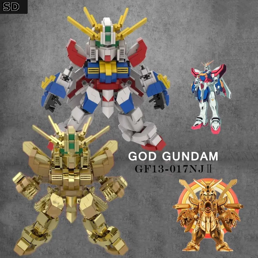 

2018 Kennie New Arrive Personal diy GOD gundam model Blocks building toys Action Figure for Creative children gifts