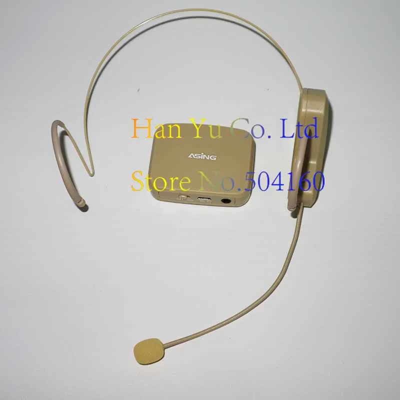 

2.4 G Wireless Headset Headworn Condenser Microphone Teachers Guide Coach With Multi-function Amplifier Beige Transmitter Sets