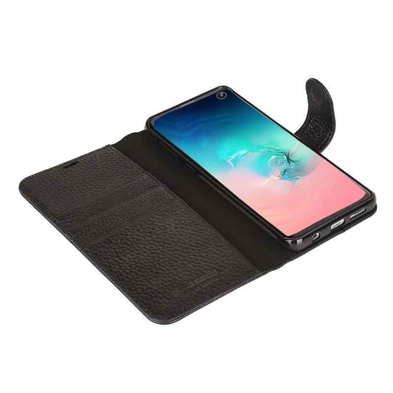 Pierre Cardin Натуральная кожа флип чехол для samsung Galaxy S10 плюс держатель Карт Подставка