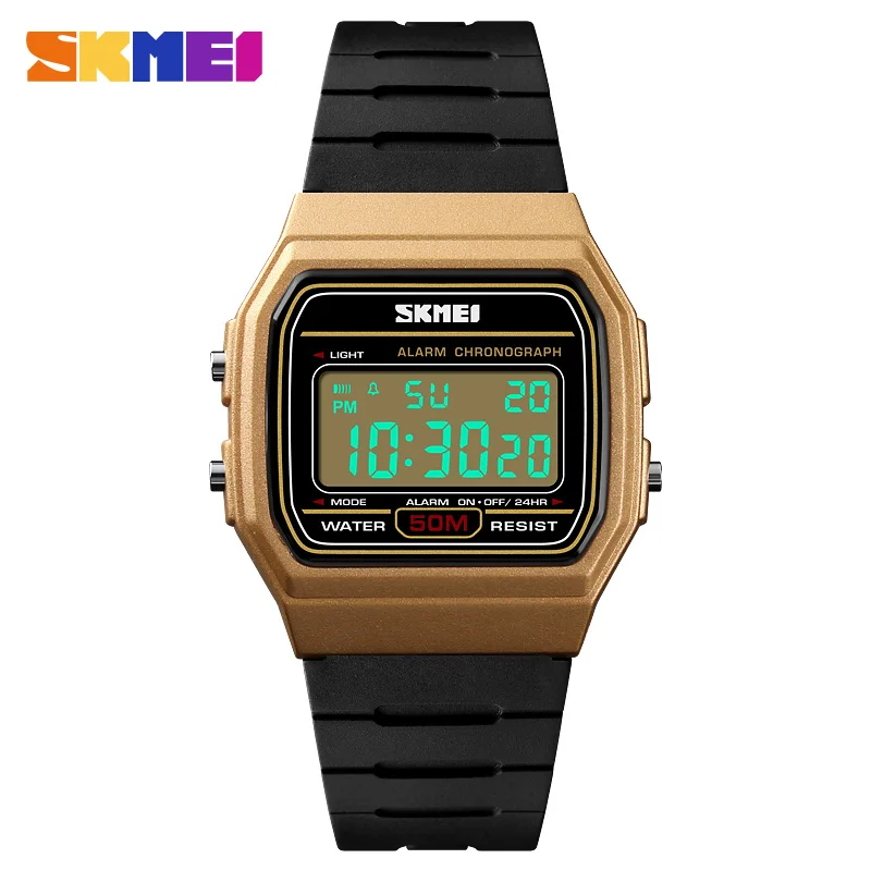 

SKMEI Top Luxury Men's Sport Watch Clock Women Digital Watch Stopwatch 50M Waterproof Ladies Wrist Watches relogio masculino1412