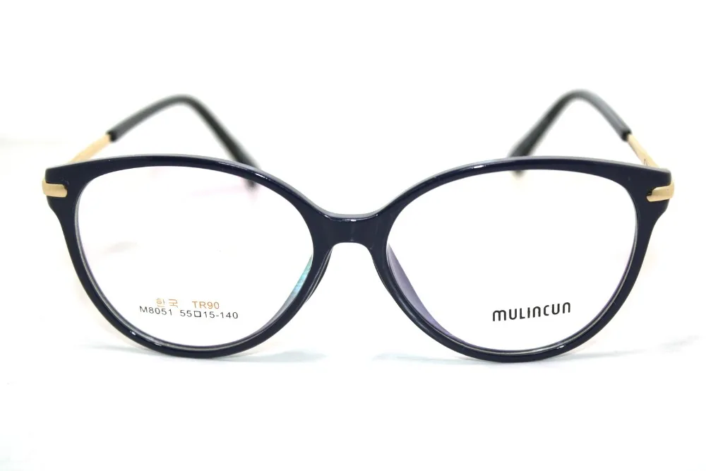 Женские черные негабаритных супер большая оправа очки оправа на заказ очки Tr90