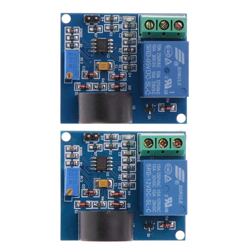 5A защита от перегрузки по току релейный модуль переменного тока доска обнаружения 12 V/5 V Реле# Sep.08