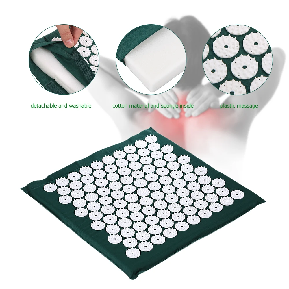 Massage Mat Spike Acupuncture Pad Relieve Stress Pain Acupressure