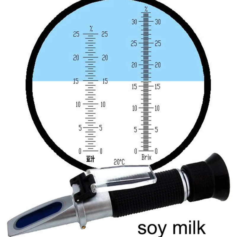 Soya Bean Milk Refractometer 025 Concentration 032 Brix Sugar