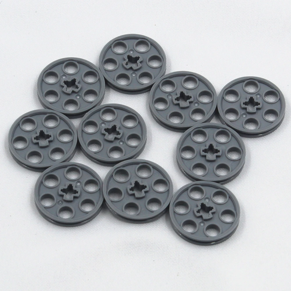 Self-Locking Bricks free creation of toy Technic WEDGE-BELT WHEEL D24 10Pcs compatible with Lego MOC4587275-WY