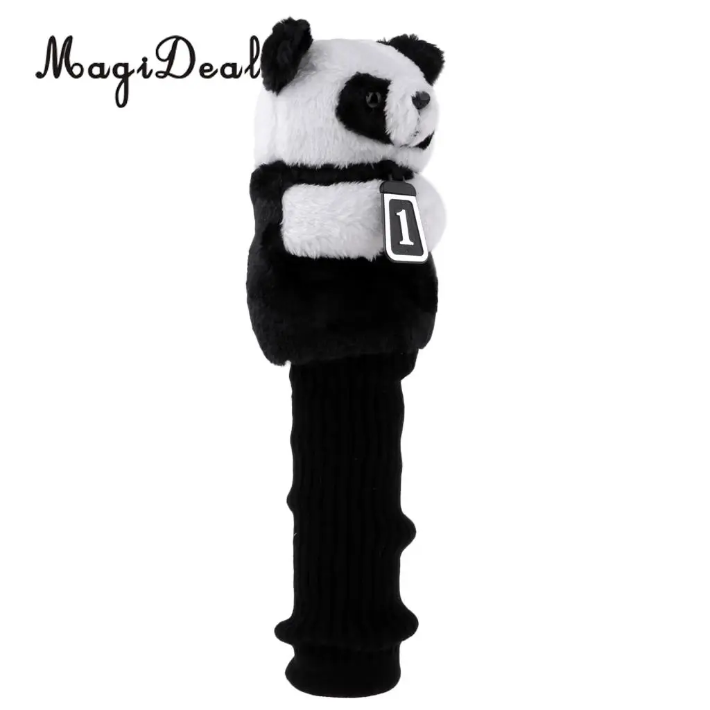MagiDeal Tiger Head + Panda Animal Sports Golf Club Headcover Head Cover for 460 cc/No.1 Wood Driver
