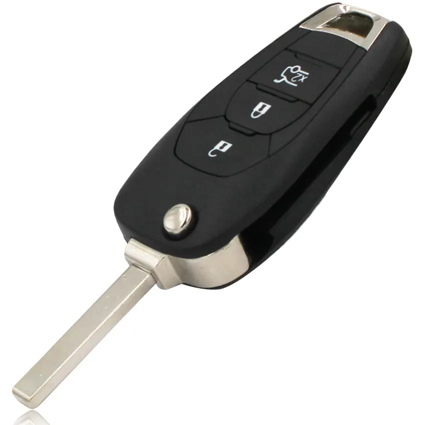 Флип 3 кнопки дистанционного ключа складной смарт-ключ автомобиля 315 МГц с ID46 чип для Chevrolet Cruze Aveo нерезанное лезвие