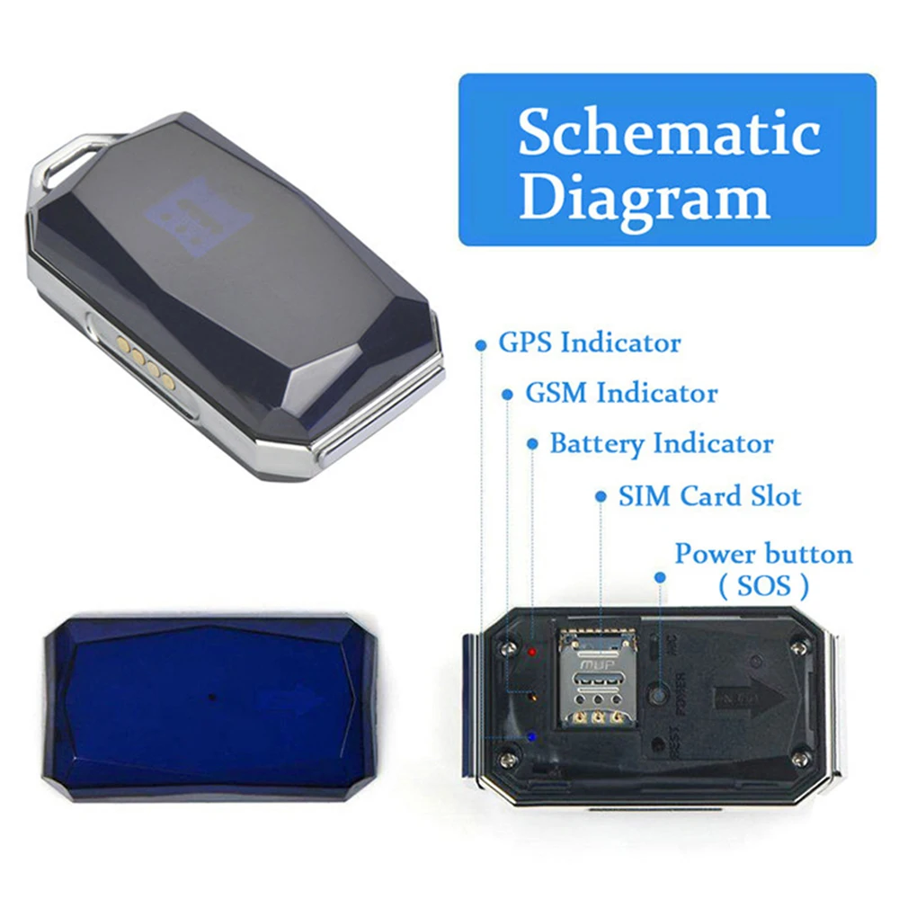 IP67 водонепроницаемый детский GPS трекер G12S GSM GPRS Wifi LBS для детей пожилых людей