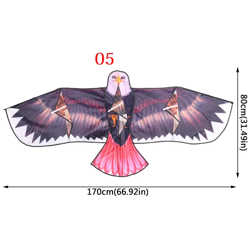 Новинка, 1 шт., 1,5 м/1,7 м, Орел, воздушный змей, уличная игрушка, спортивный подарок для детей, детей, взрослых, домашние игрушки, летающие выше, большие Кайты