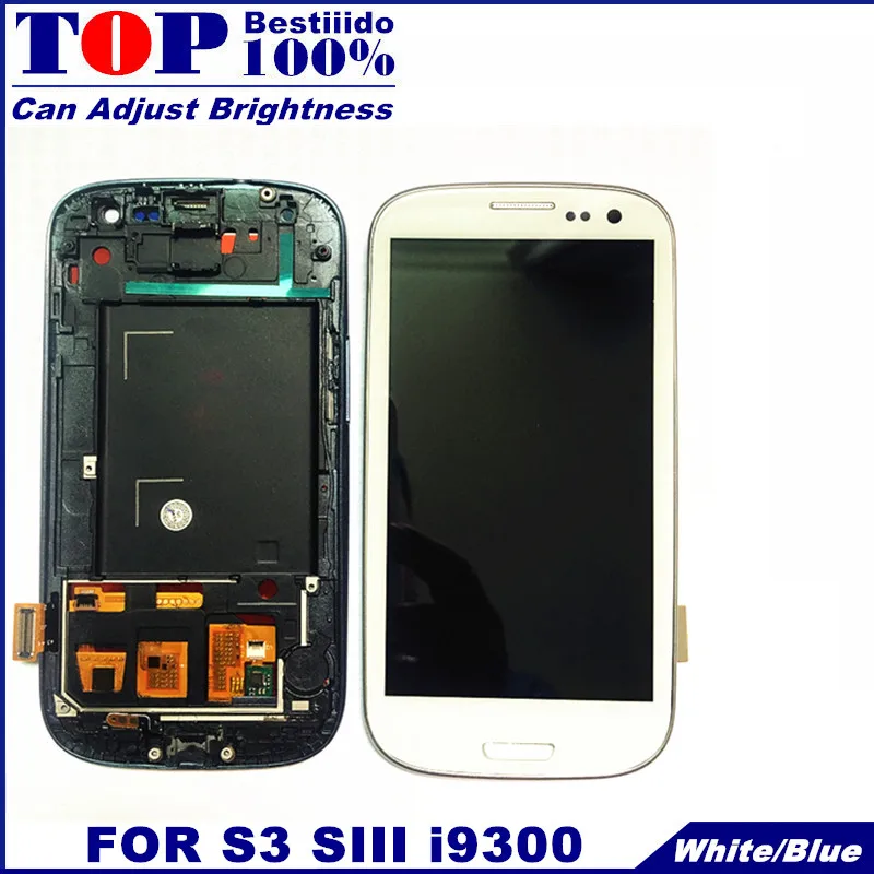 100% протестированный 4 8 ''i9300 Дисплей сенсорный ЖК экран с заменой рамы для SAMSUNG