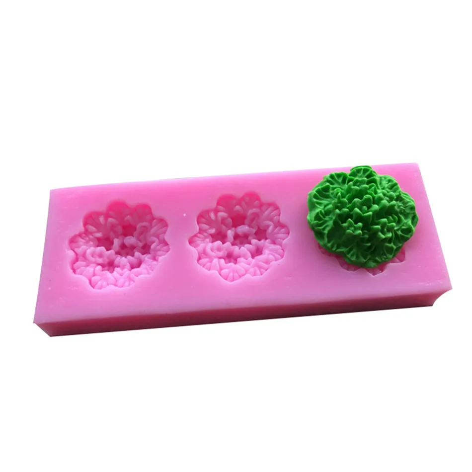 VOGVIGO 3D Подсолнух розы цветы силиконовые украшения торта украшения изделия из сахара, форма для торта DIY полимерная глина ремесла 7 видов стилей