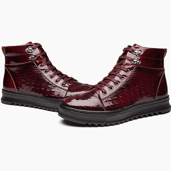 

Men Boots Wrinkling Genuine Leather Brand Comfortable High Quality Casual Male Boots #MX8118266