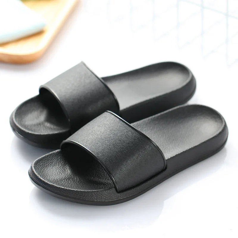 Women Summer Slides Non-slip Solid Color Slippers Women Beach Flip Flops Women Indoor Slippers Transparent Bothe Slides