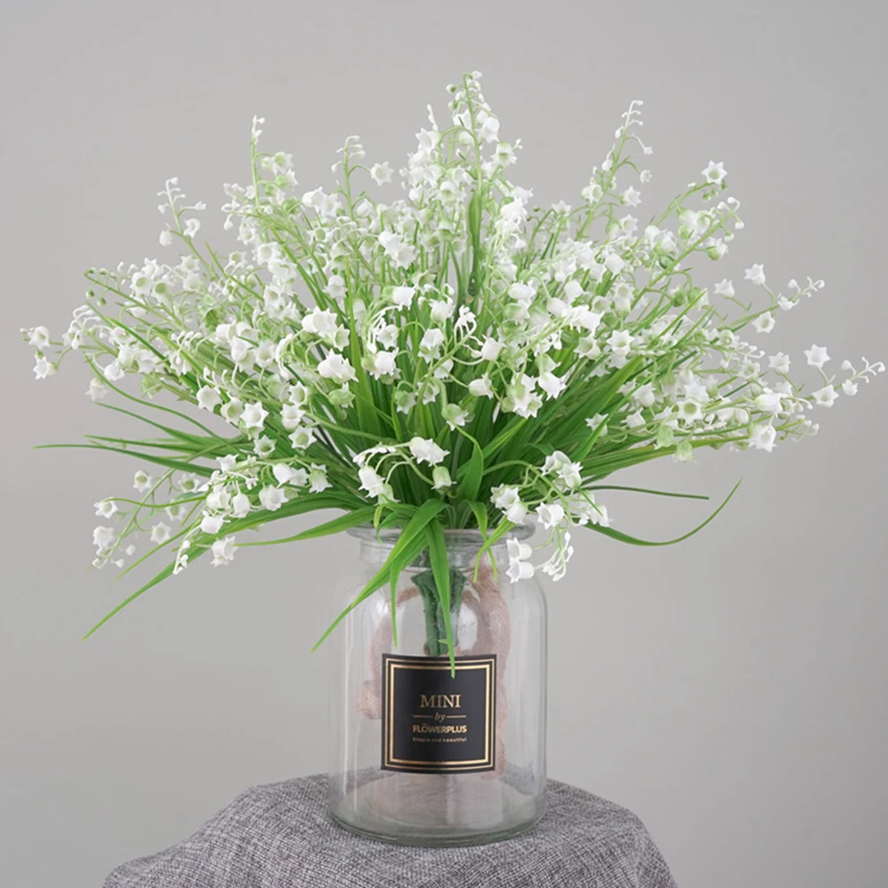 Искусственные цветы для свадьбы украшения для самодельного изготовления подарок свадебный веночек искусственный цветок для альбомов долина Лилия Орхидея
