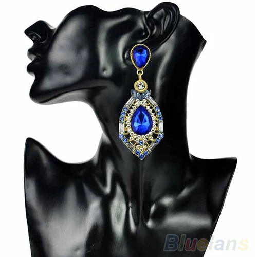 Women Earrings Luxury Elegant Faux Drop Rhinestone Women Earrings Luxury Elegant Faux Drop Rhinestone Vintage 00hh In From Jewelry Accessories On Aliexpress