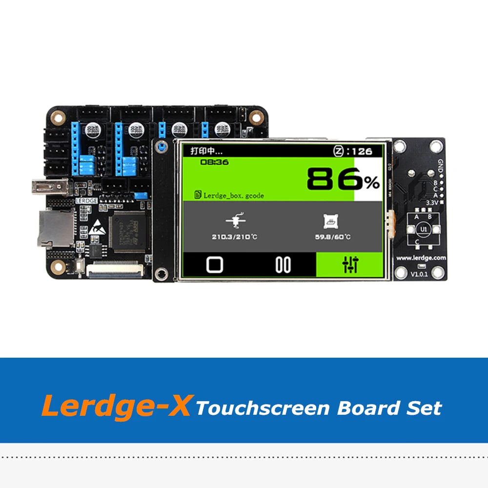 Драйвер Lerdge X TMC2208 для 3D принтера Reprap 4 шт. 32 бит сенсорный экран 3 5 дюйма|tmc2100|3d