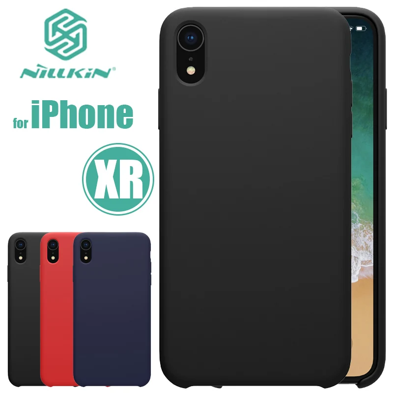 

for iPhone XR Case Nillkin Luxury Flex Pure Silicone Case for iPhoneXR Back Cover for iPhone XR Nilkin Soft Touch Phone Case