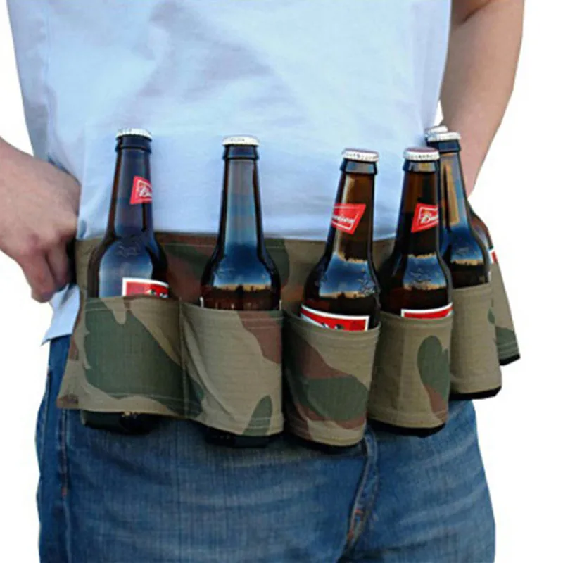 

Наружное оборудование барбекю 6-Pack пивной ремень Кемпинг Пикник сок, напиток пояс поясная вечерние партия парк клуб аксессуары для посуды