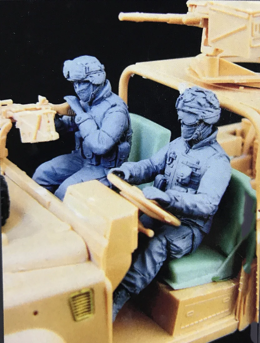 Полимерная фигурка США Jeep Crew масштаб 1/35|Наборы для сборки моделей| |
