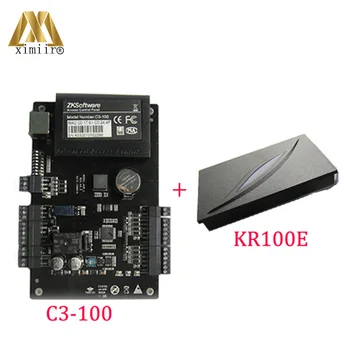 

Access Control Systems contains Good quality ZK C3-100 One door Two Ways Access Control Panel+1 PCS KR100E RFID Reader