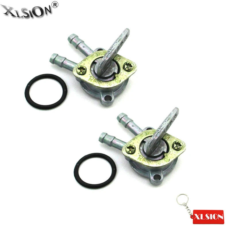 XLSION Aftermarket 2x газовый топливный переключатель спускного крана Крышка для Honda ATC70