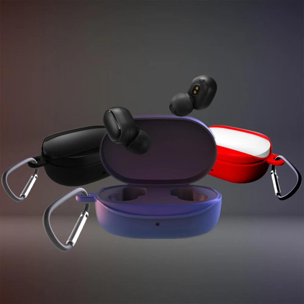 

Shockproof Waterproof Wireless Bluetooth Earbuds Anti-shock Silicone Earphone Protective Cover Full Skin Case For Redmi AirDots
