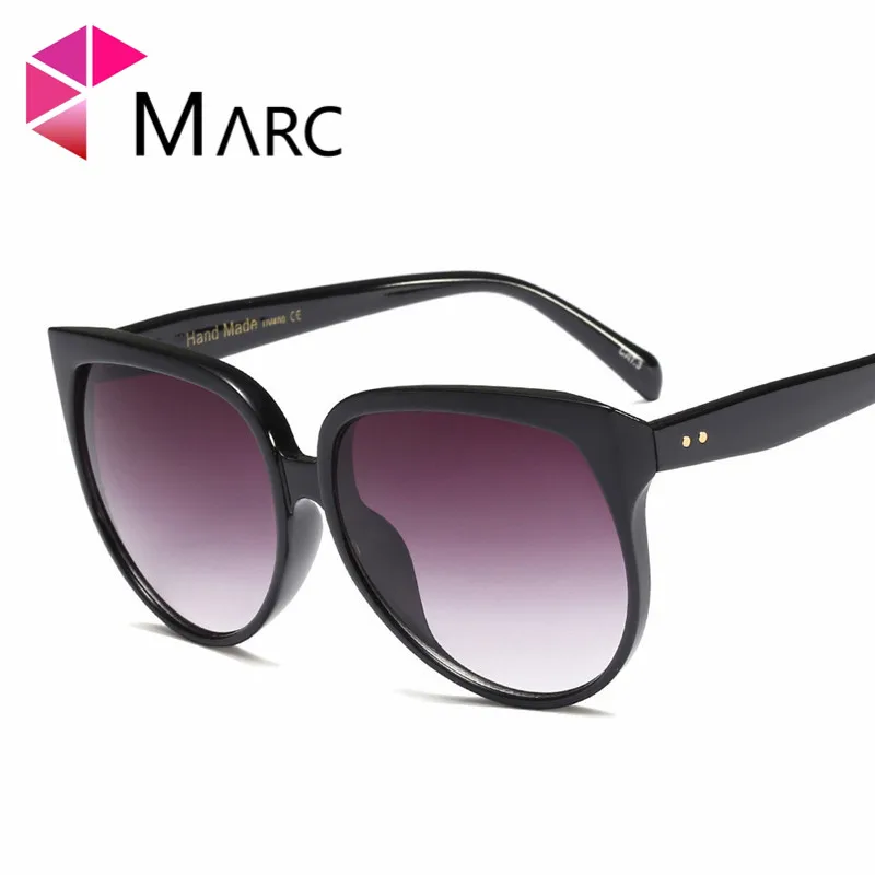 

MARC 2019 New Women Sunglasses Oval Shaped Gradient lens Street Trend Female Glasses Fashion Oversize Gafas sol de 1