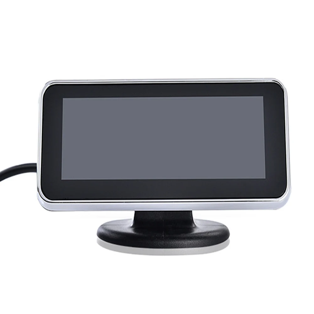 OkeyTech Parktronic Parking Sensor 4 Sensor Reversing Radar Detector LED Digital Car Parking Assistance Alarm System FOR All Car