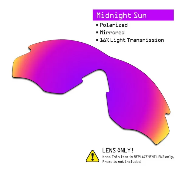 SmartVLT поляризованные Сменные линзы для солнцезащитных очков в оправе солнцезащитных очков в стиле Окли м2-несколько вариантов - Цвет линз: Midnight Sun