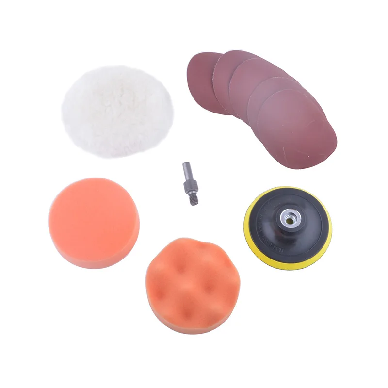 10 Pieces/Set Gross Polishing Buffer Pad Set Buffing Pad Kit 3 Pads 1