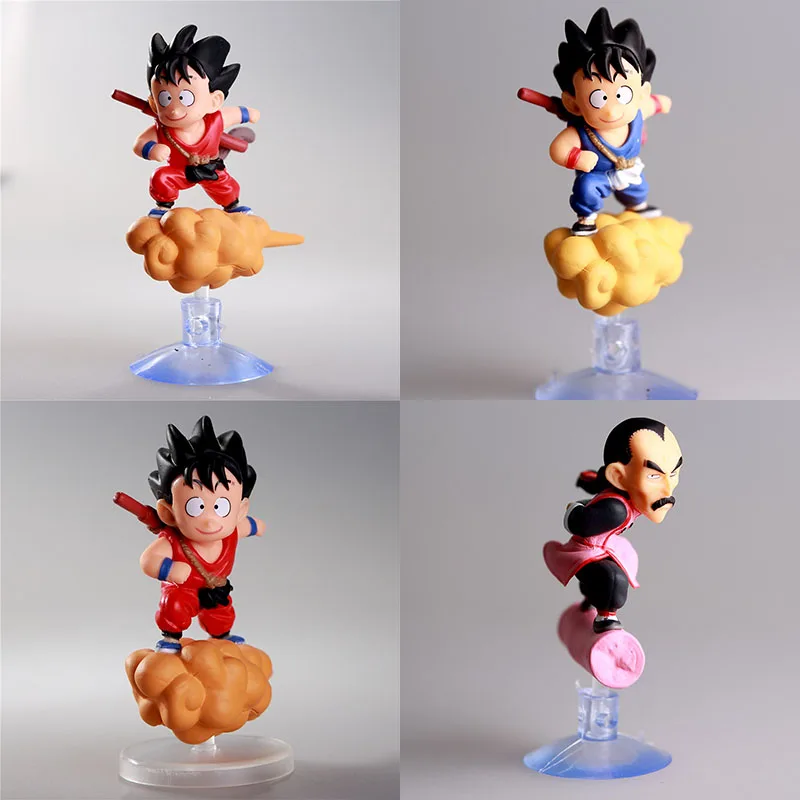 

New Anime Dragon Ball Z Goku Fighers Super Saiyan Figure Toy Vegeta Manga Trunks Son Gokou Gohan Mode Gift Toys with Suction cup
