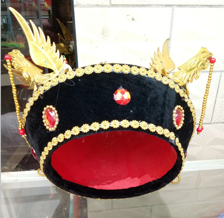 Винтажная шляпа короны для женщин китайская кепка с надписью qing dynasty queen