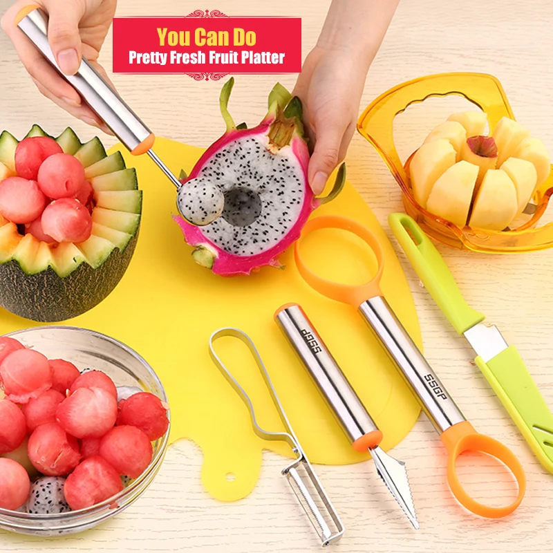 Buy Creative cut fruit artifact tool set ball cutter