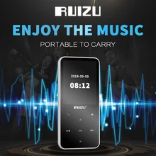 RUIZU mp3 D10 MP3-плеер Usb 8 Гб 16 г для хранения 2,4 дюймов HD цветной экран воспроизводить Высокое качество видео Радио Fm Электронная книга музыкальный плеер