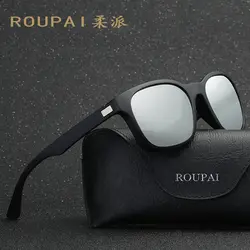 ROUPAI поляризованные солнцезащитные очки Для мужчин авиации Открытый оттенков мужские солнцезащитные очки для Для мужчин Ретро Дешевые UV400