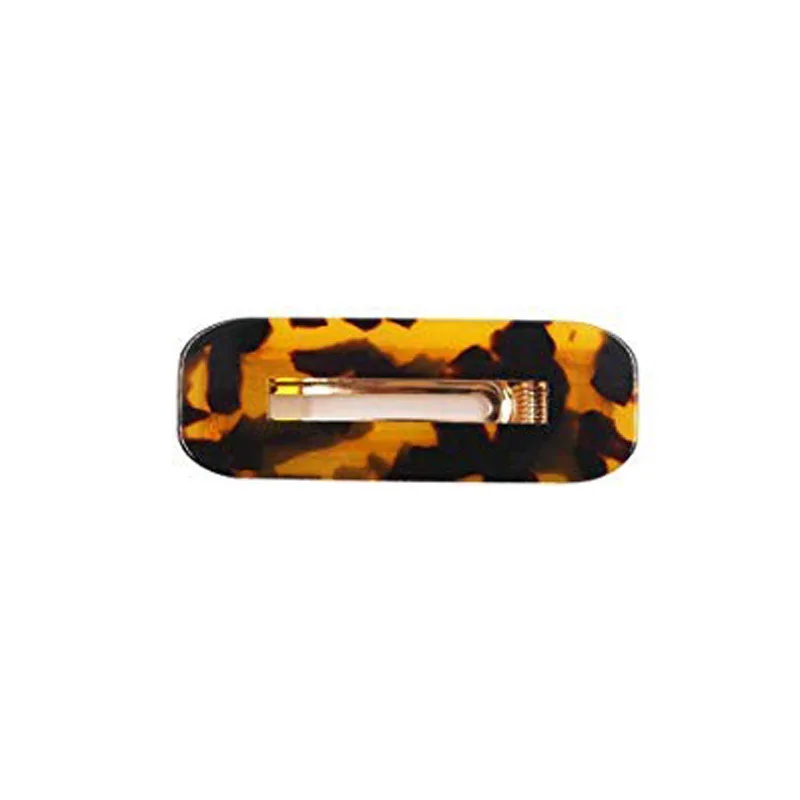 Acetate Hairpins Fashion hair jewelry for women french barrettes Girl Vintage Acrylic Leopard Hair pins Duckbill Hairgrips (2)