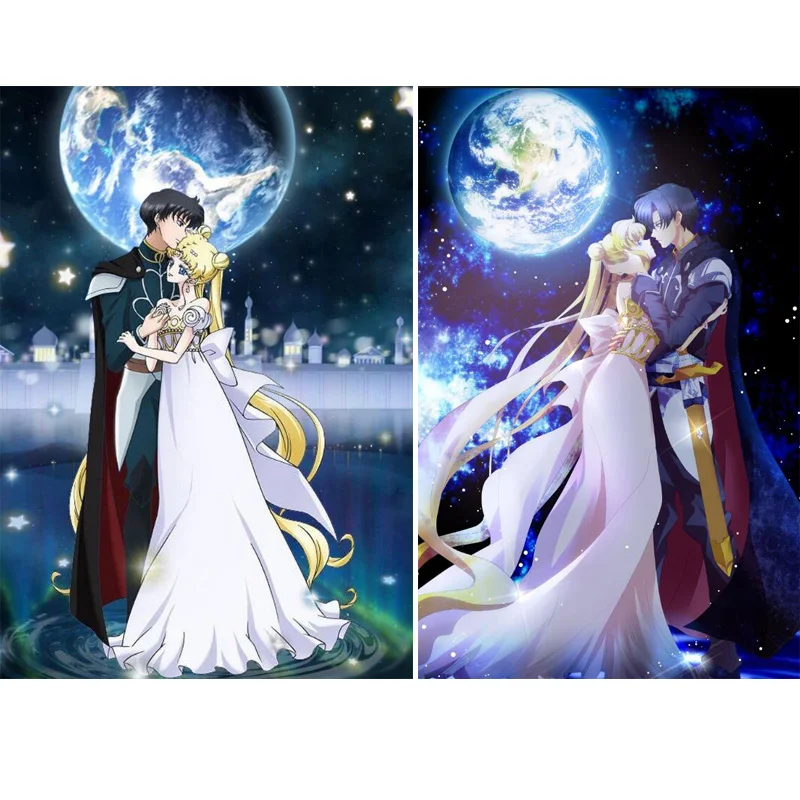 

New 5d diamond embroidery Sailor Moon 5d diy diamond painting full Round mosaic Diamond mosaic Home Decoration Needlework FG944