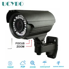 cctv 2mp IP Camera 1080p HD 2.8-12mm varifocal zoom lens Onvif network outdoor IR night vision waterproof security camera WDR