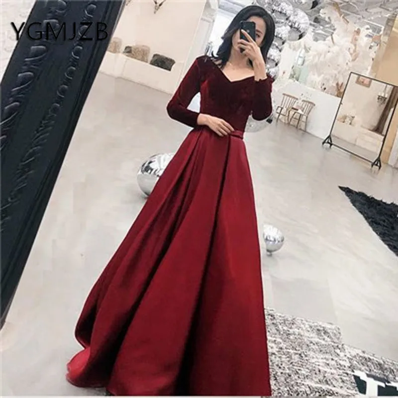 prom dresses 2019 burgundy