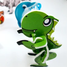 360 шт./лот Мини мультфильм животных модель Бумага 3D Пазлы игрушки для Детский подарок разведки игрушки