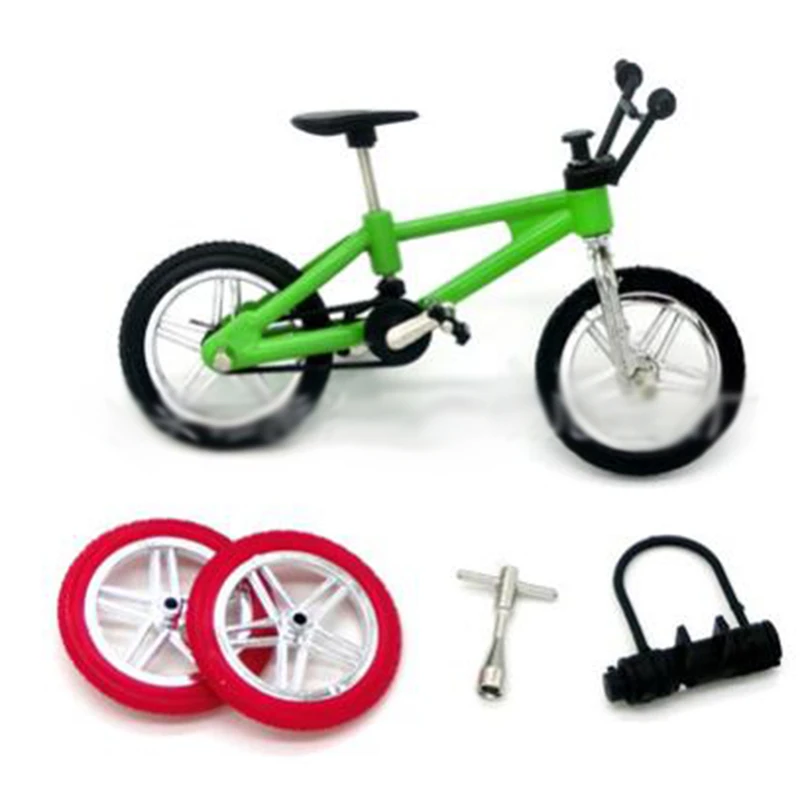 Fingerboard игрушечные велосипеды с тормозным тросом имитация сплава палец велосипед детский подарок 1 комплект = мини-велосипед/инструменты/замок/шина