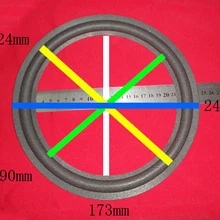 Пара 10 дюймов 1" абсолютно НЧ динамик громкий динамик кольцо из вспененного материала для динамика окружает 173 мм 192 мм 225 мм 245 мм
