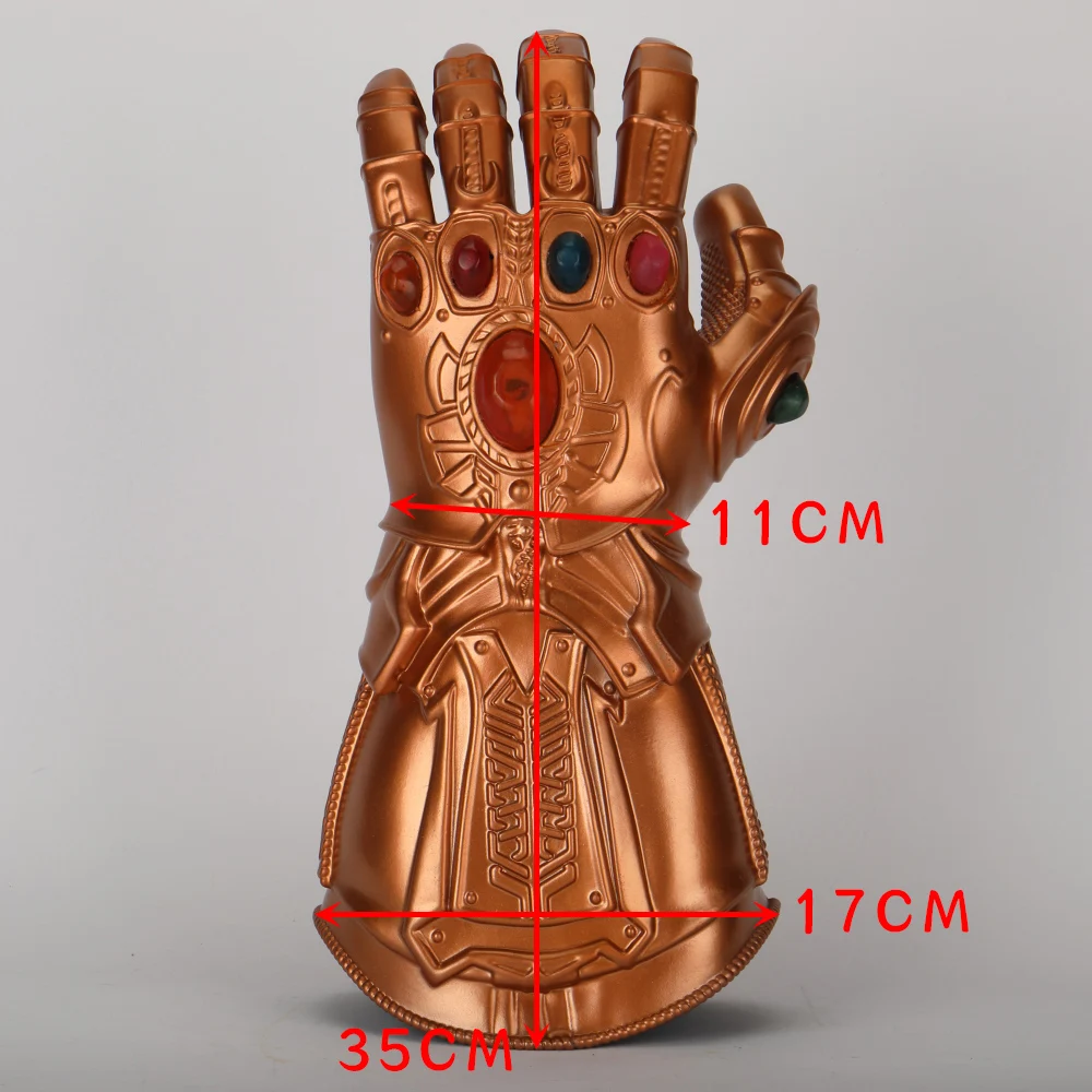 Мстители 4 Endgame Thanos Infinity Gauntlet Косплей рука латексные перчатки оружие Броня