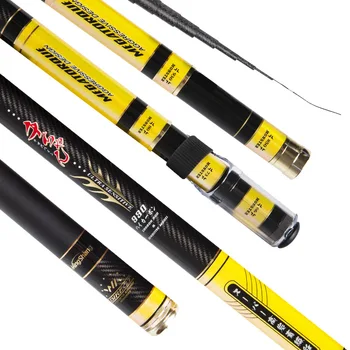 

8.5m 9.3m 10m 11m Long Carbon Rod Double Position Stream Canne Ultra-light Ultra-hard Fishing Poles Hand Olta Fishing Gear Pesca